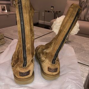 Ugg bronze zipper boots